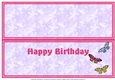 BUTTERFLY ALPHA NAMES - INSERT