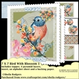7X7 Bird With Blossom 1