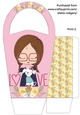 LARGE ROUND TOP GIFT BAG - DOGGY LOVE