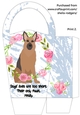 LARGE ROUND TOP GIFT BAG - DOGS LIVES 1