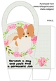 LARGE ROUND TOP GIFT BAG - SCRATCH A DOG 2