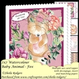 7x7 Watercolour Baby Animal - Fox