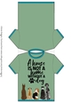 TEE SHIRT CARD - DOGS 1