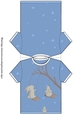 TEE SHIRT CARD - SWINGING RABBITS