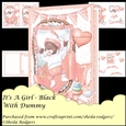 Its A Girl - Black With Dummy