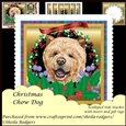 Christmas Chow Dog