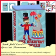 Book Fold Card - Greatest Showman