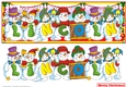 SNOWMEN NAMES LARGE DL - LINCOLN