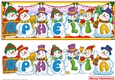SNOWMEN NAMES LARGE DL - OPHELIA