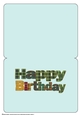 TARTAN BIRTHDAY - INSERT