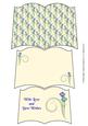 Open Book Blue Flower