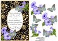 Blue Birthday Butterflies with Poem 2
