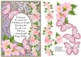 Butterflies with Gems, Dogwoods and Poem 2