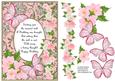 Butterflies with Gems, Dogwoods and Poem 5
