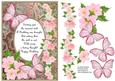Butterflies with Gems, Dogwoods and Poem 8