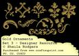 Designer Resource - Gold Ornaments Set 3