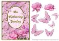 Pink Rose Corner with Butterflies - Mothering Sunday