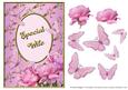 Pink Rose Corner with Butterflies - Special Wife