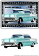 50s Car - Happy Birthday 1
