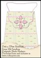 Large Gift Handbag - Pink and White Rosebuds