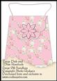 Large Gift Handbag - Large Pink and White Rosebuds