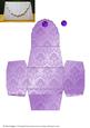 Small Favour Box - Mid Purple Damask