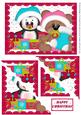 Scallop Corner Christmas - Baby Penguin and Bear