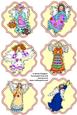 Set of 6 Angel Toppers 2
