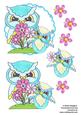 Scalloped Topper - Owls 2