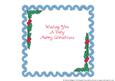 8x8 Scalloped Christmas Insert 1