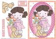Sweet Girl with Tulips 1