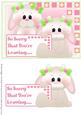 Sorry You're Leaving Bunnies - Pink