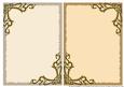 Gold Corner Card Front Blanks 2