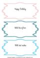 Inserts for Over Top Card and Toppers