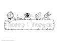 Digital Stamp - Woodland Animals Belated