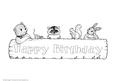 Digital Stamp - Woodland Animals Birthday