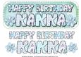 Scalloped Patchwork Name - Nanna