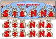 Large Dl Merry Christmas Sienna