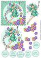 Happy Fairy with Flowers 2