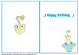 Cute Alien in Spaceship Insert