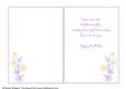 7x5 Insert - Chamomile Love Best Wishes Birthday
