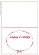 Pretty Pink Roses on Scalloped Oval Insert