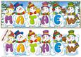 Snowmen Names Large Dl - Mathew