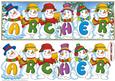 Snowmen Names Large Dl - Archer