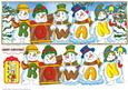 Snowmen Names Large Dl - Rowan