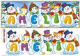 Snowmen Names Large Dl - Amelia 2