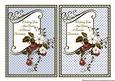 Two Blessed Christmas Toppers 7x5 Set 2