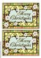 Two Merry Christmas Toppers 7x5 Set 3