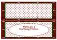 Snowmen Names Large Dl - Insert Plain with Gems