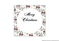 Christmas Floral Insert 6x6